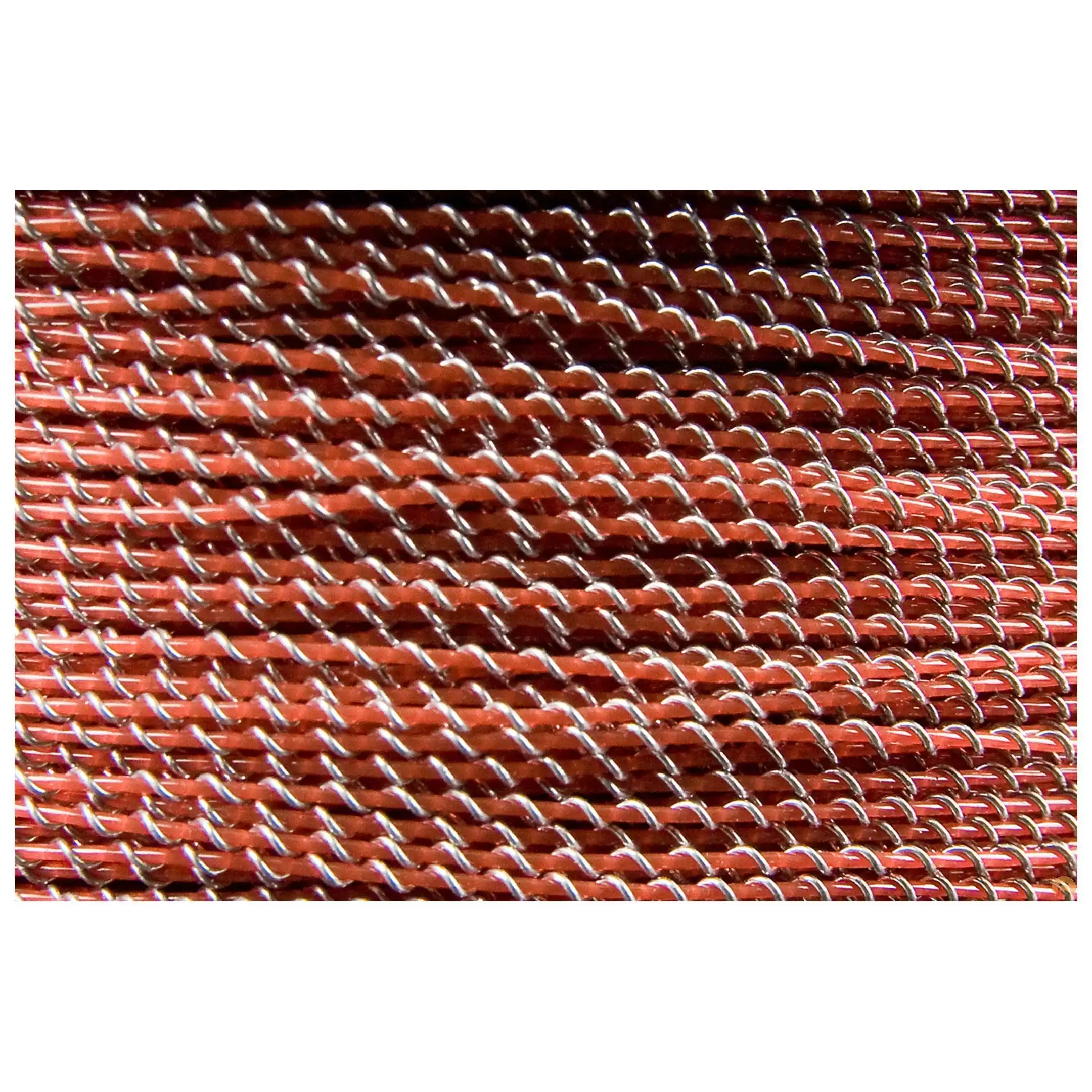 Нейлоновая комбинированная проволока (леска +оцинкованное покрытие) 0,7 мм (цвет — красный) 100 м